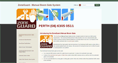 Desktop Screenshot of manual-boom-gate.com.au